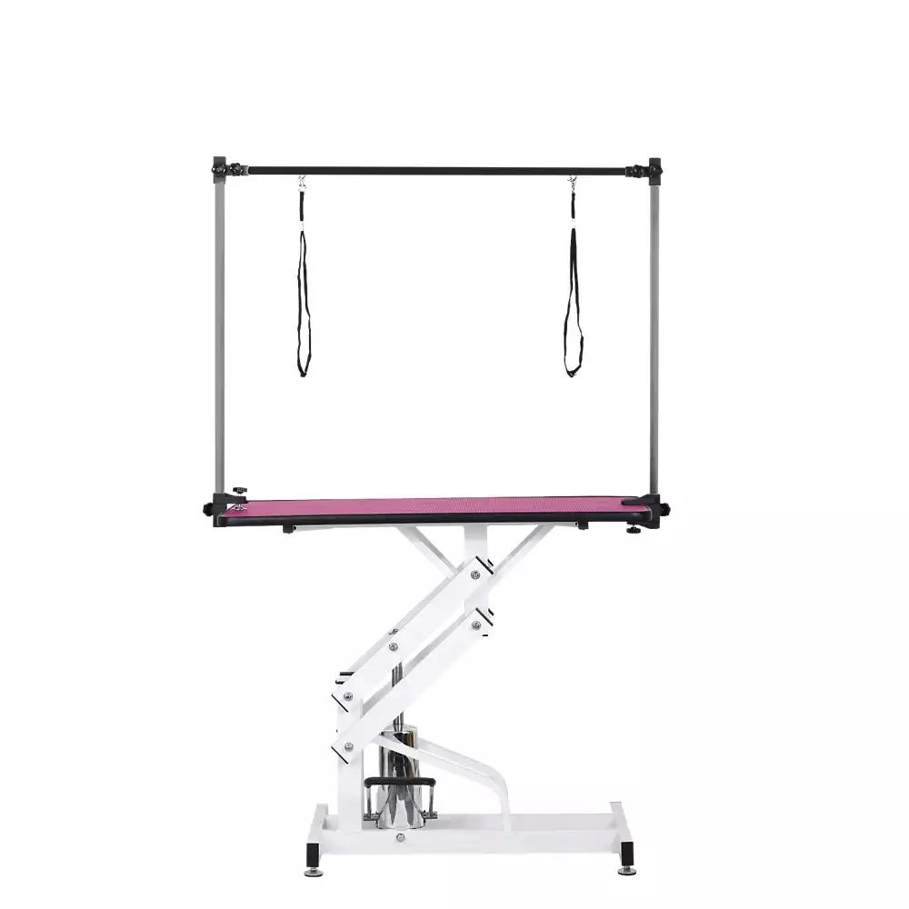 Streamdale Furniture 42.5" Adjustable Hydraulic Pet Grooming Table with Arm
