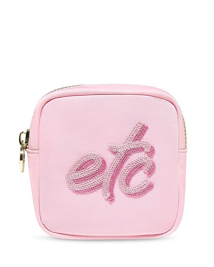 Stoney Clover Lane Etc Embroidered Mini Pouch