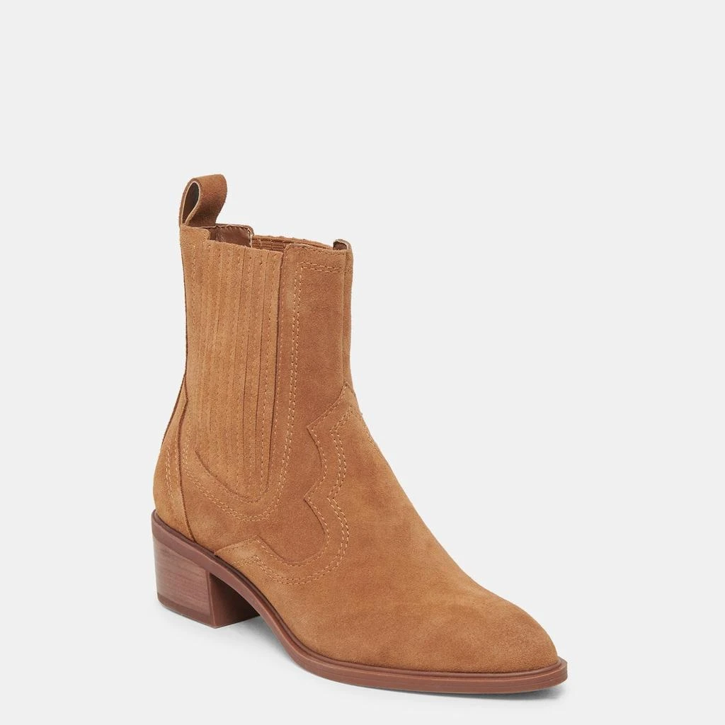 Dolce Vita Brylee H2o Wide Booties Brown Suede 2
