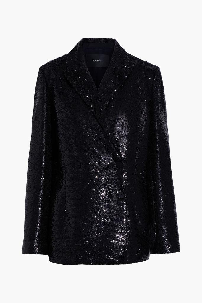 Joseph Juliette double-breasted sequined tulle blazer