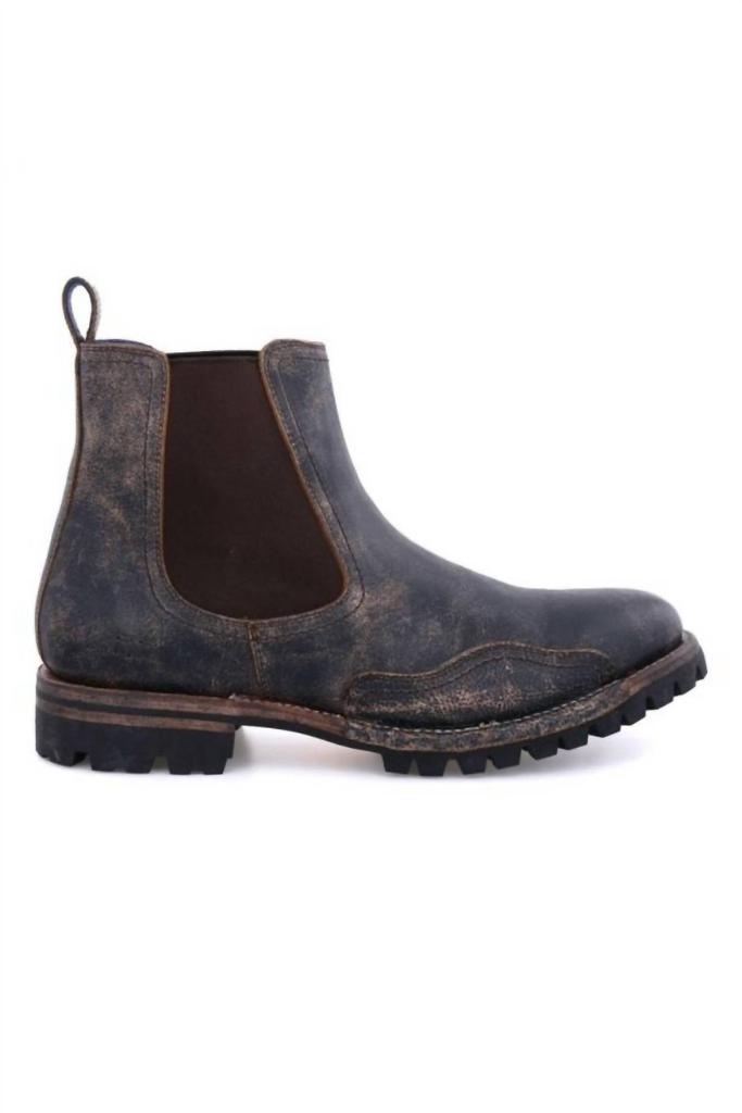 Bed Stu Men's Brady Trek Boots In Black Lux