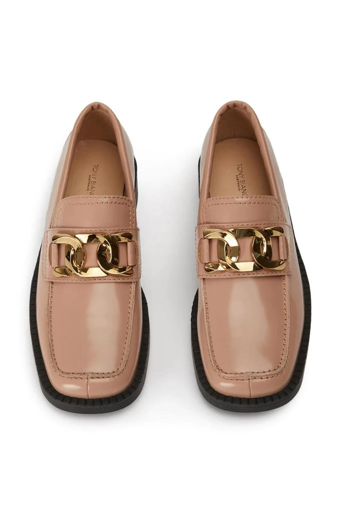 Tony Bianco Tia Loafer In Latte Hi Shine 3