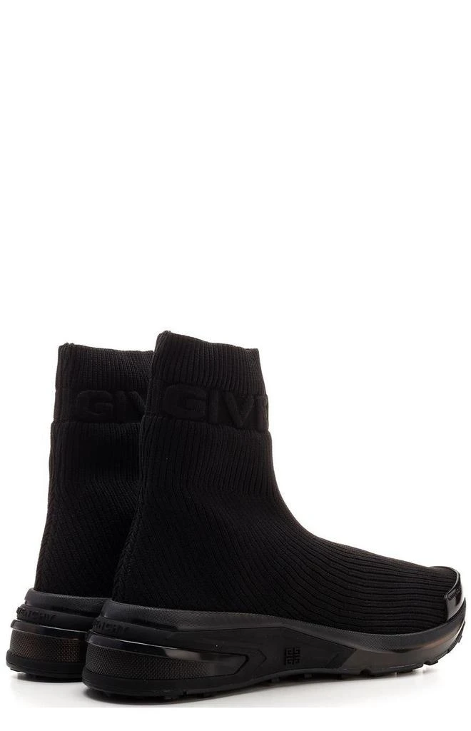 Givenchy Logo Embossed Sock-style Sneakers 3