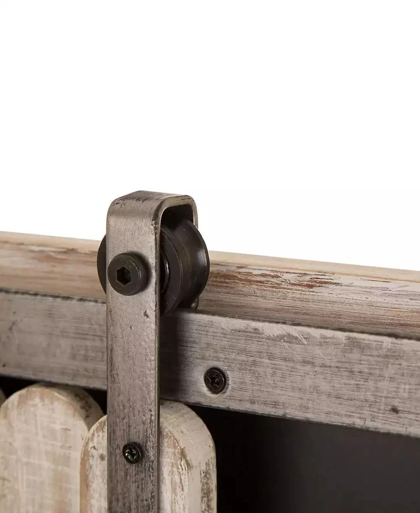 Glitzhome Farmhouse Wooden Chalkboard Barn Door 7