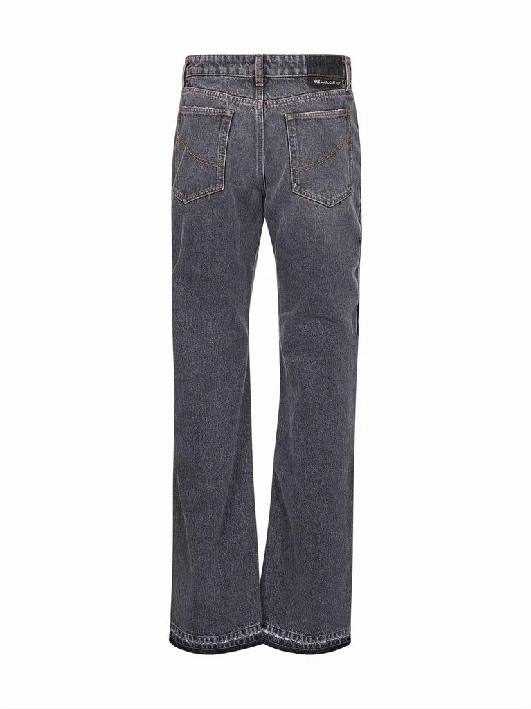Stella McCartney Stella McCartney Two-Tone Double Waistband Chap Jeans 2