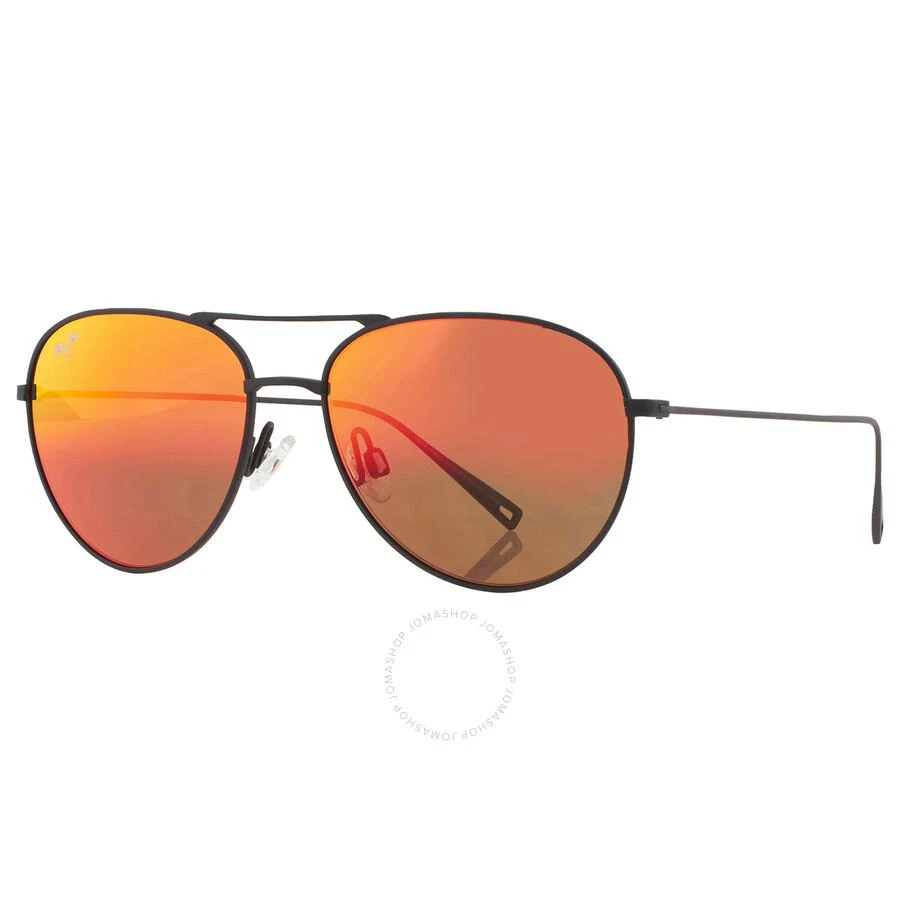 Maui Jim Walaka Hawaii Lava Pilot Unisex Sunglasses RM885-02 57 3