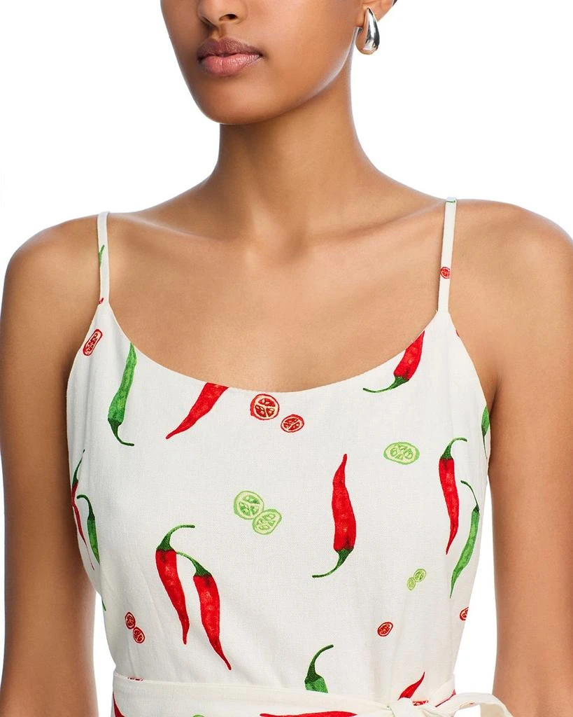 AQUA Printed Tie Waist Mini Dress - Exclusive 2