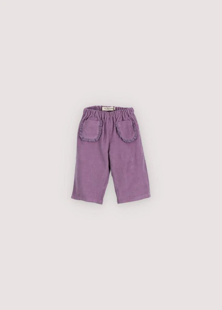 The New Society Baby Girl Lucy Pants In Grape Bliss