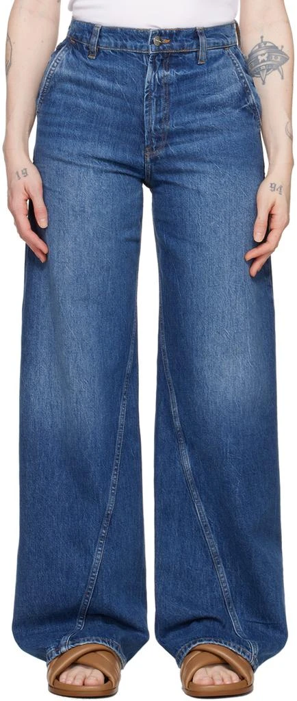 ANINE BING Blue Briley Jeans 1