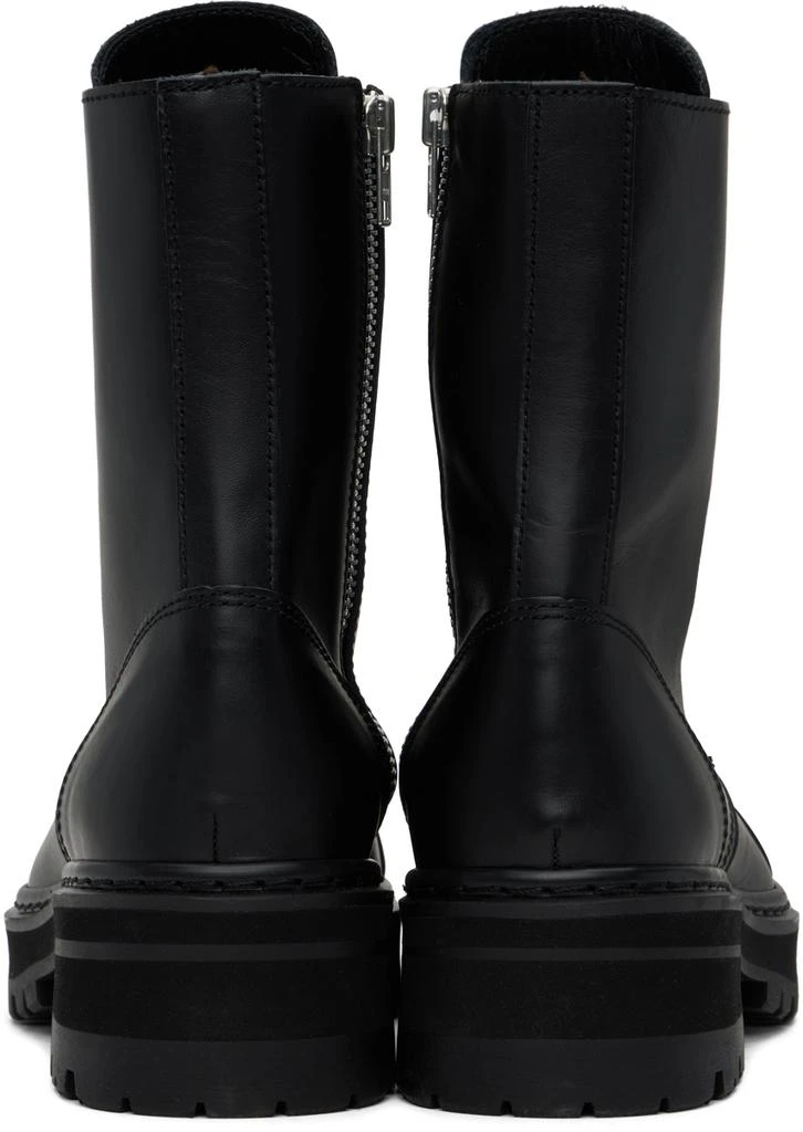 Junya Watanabe Black Steer Oiled Boots 2