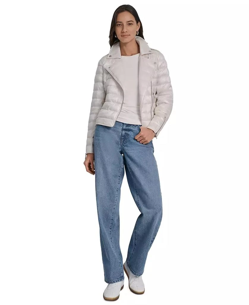 DKNY Women
s Lightweight Zip-Front Puffer Jacket 2