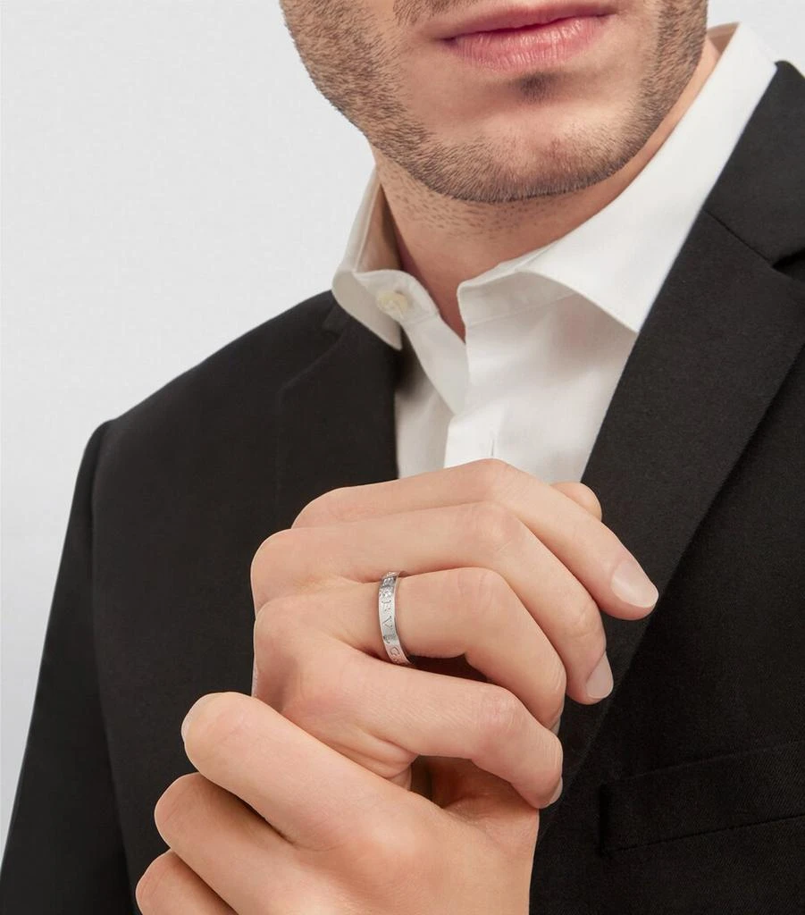 BVLGARI White Gold and Diamond B.zero1 Ring 4