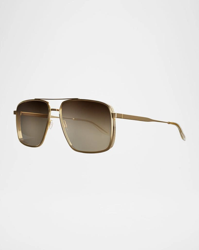 Barton Perreira x 007 Men's Scaramanga Titanium Aviator Sunglasses 3