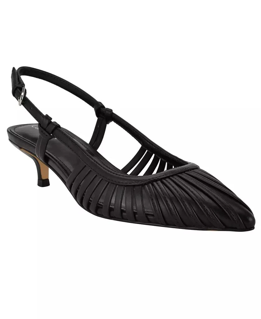 Calvin Klein Women's Movella Kitten Heel Slingback Pumps 1