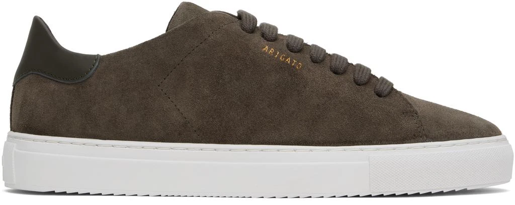 Axel Arigato Brown Clean 90 Suede Sneakers 1