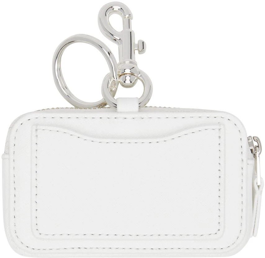 Marc Jacobs White 'The Nano Snapshot Charm' Coin Pouch 2