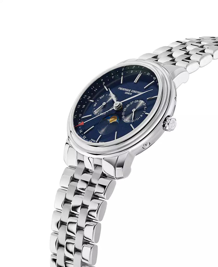 Frederique Constant Men's Swiss Classics Business Stainless Steel Bracelet Watch 40mm