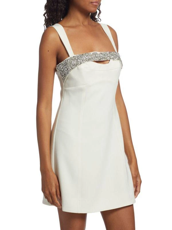 SIMKHAI Lenny Embellished Mini Dress 3