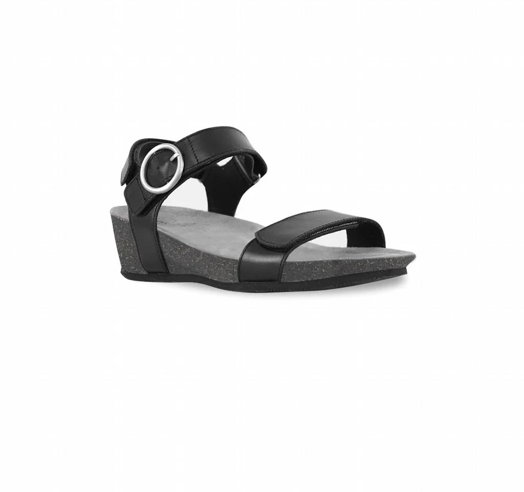Munro Women's Sintra Sandal In Black Calf Leather 2