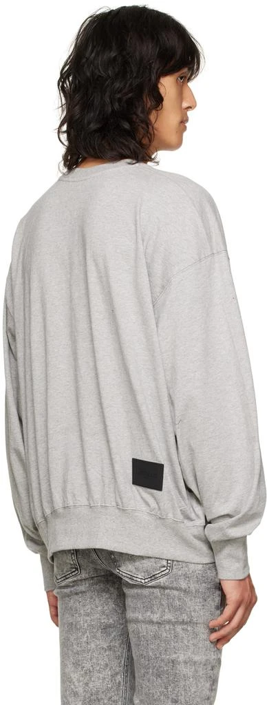 We11done Gray Unbalanced Sweatshirt 3