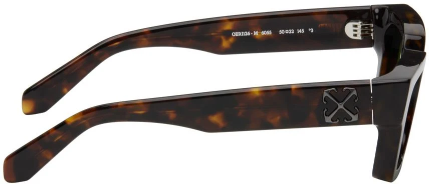 Off-White Brown Virgil Sunglasses 2