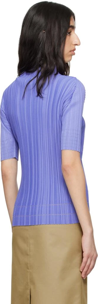 Pleats Please Blue Soft Pleats Turtleneck 3