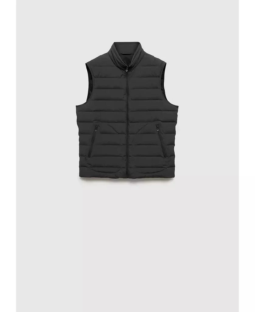 Mango Men's Water-Repellent Quilted Vest 2