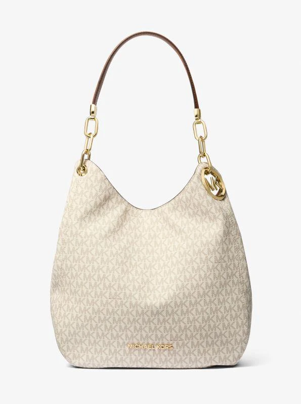 Michael Kors Lillie Large Signature Logo Shoulder Bag 1