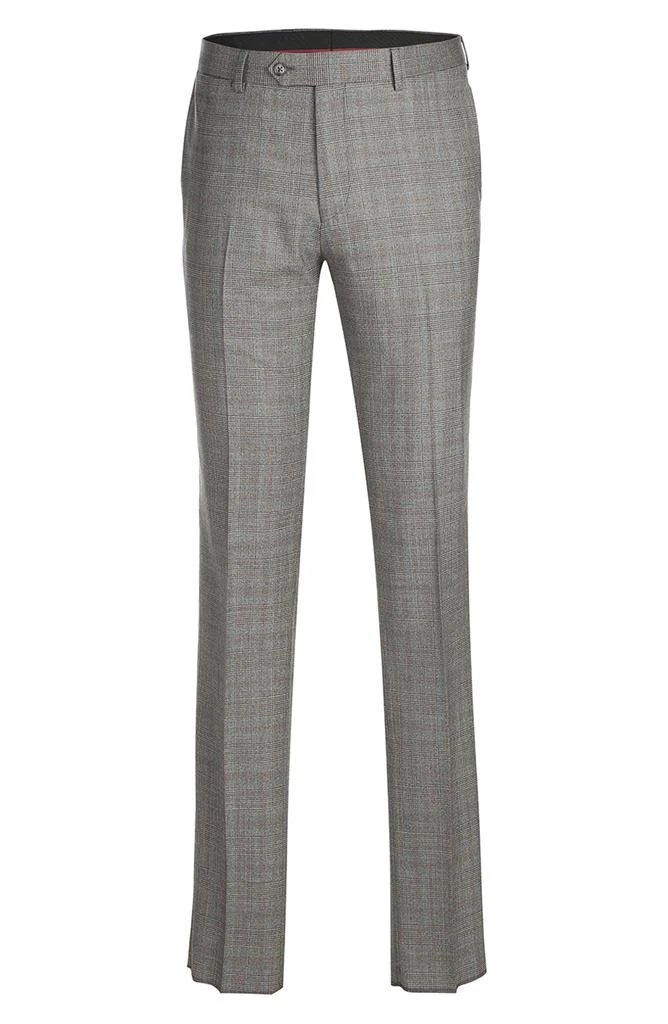 English Laundry Plaid Double Breasted Wool Blend Suit 10