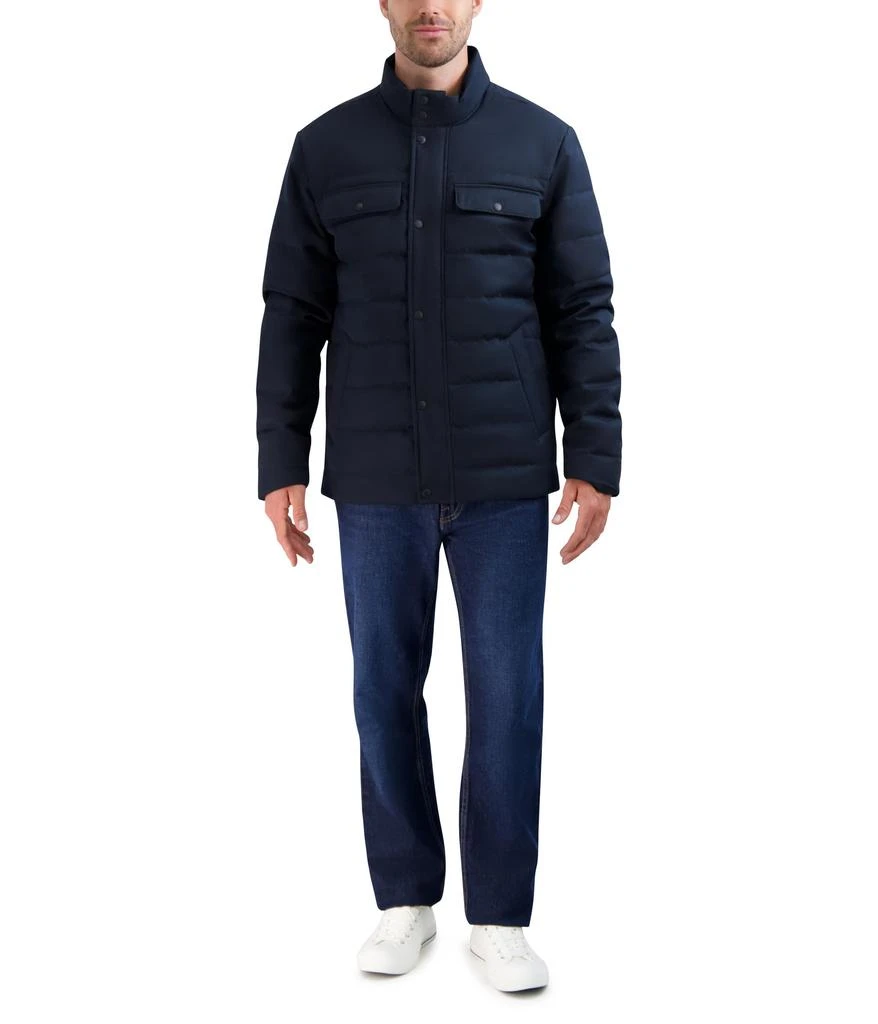 Cole Haan Quilted Heather Twill Jacket 4