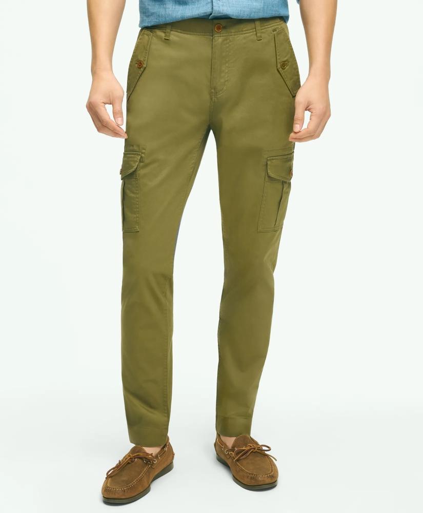 Brooks Brothers Washed Cotton Stretch Cargo Pants