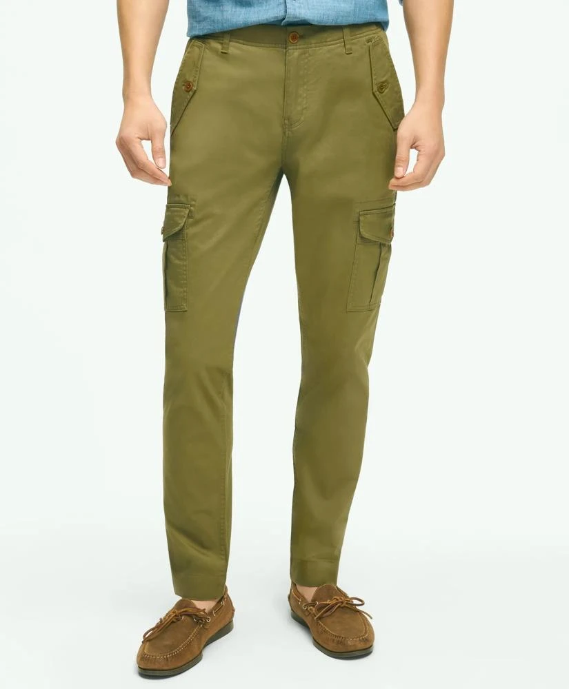 Brooks Brothers Washed Cotton Stretch Cargo Pants 1