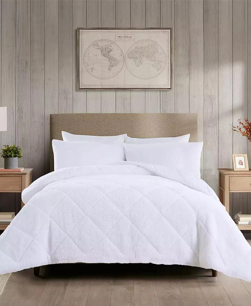 Videri Home CLOSEOUT! Cozy Sherpa 3 Piece Comforter Set 7