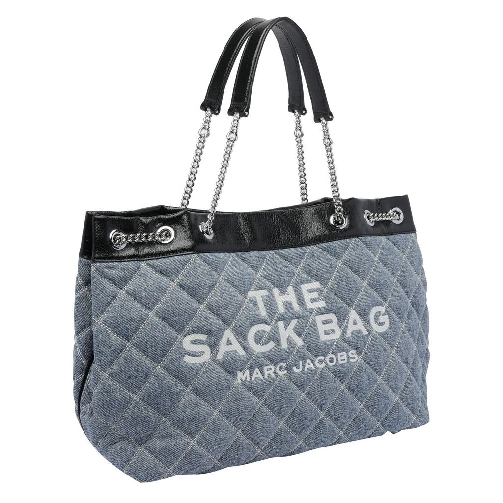 Marc Jacobs Marc Jacobs The Quilted Denim Large Chain Sack Bag 3