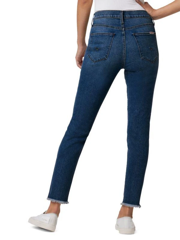 Hudson Natalie Mid Rise Super Skinny Ankle Jeans 2