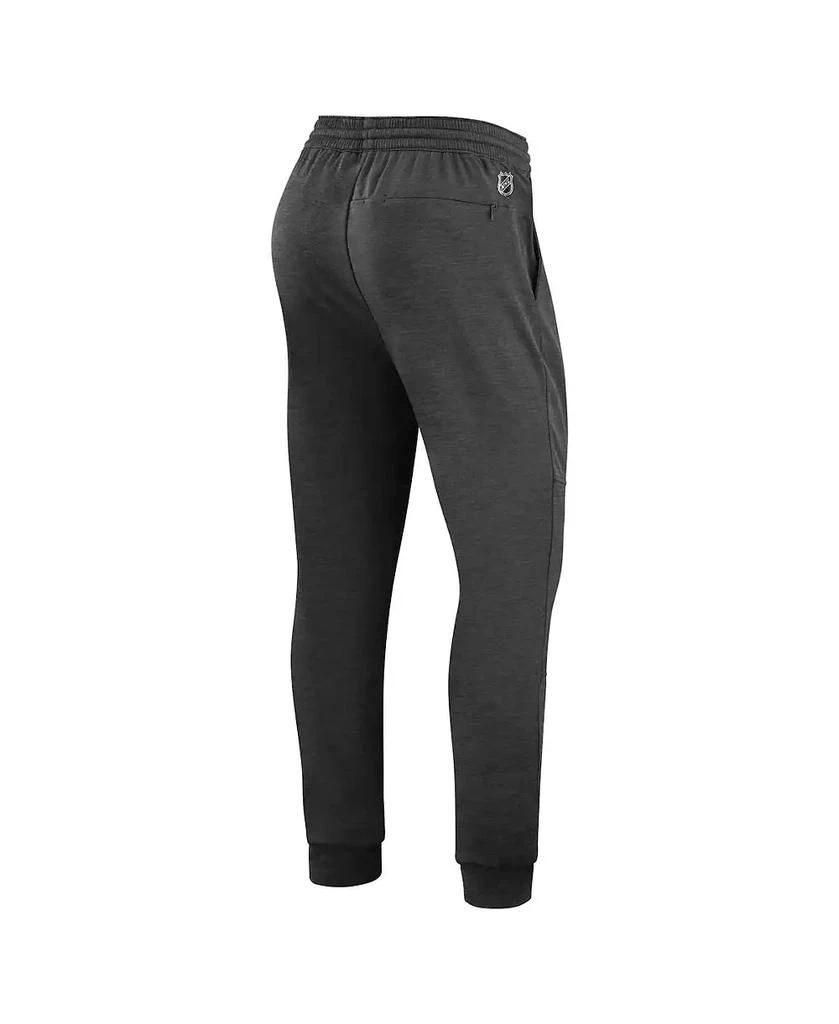 Fanatics Men's Heather Charcoal Chicago Blackhawks Authentic Pro Road Jogger Sweatpants 2