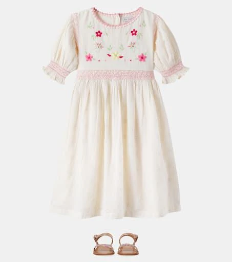 Bebe Organic Luna broderie anglaise floral cotton dress 2