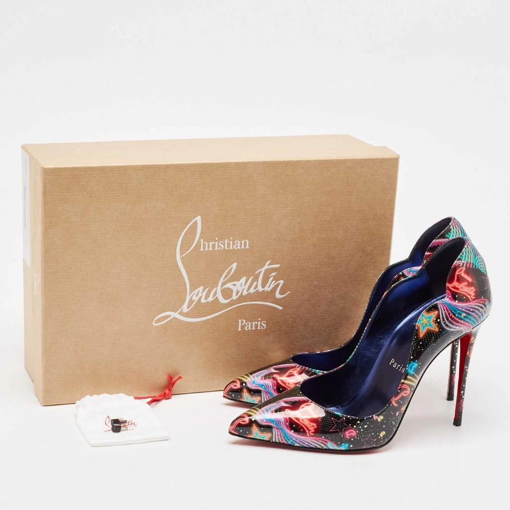 Christian Louboutin Christian Louboutin Multicolor Printed Patent Leather Hot Chick Pumps Size 39 9