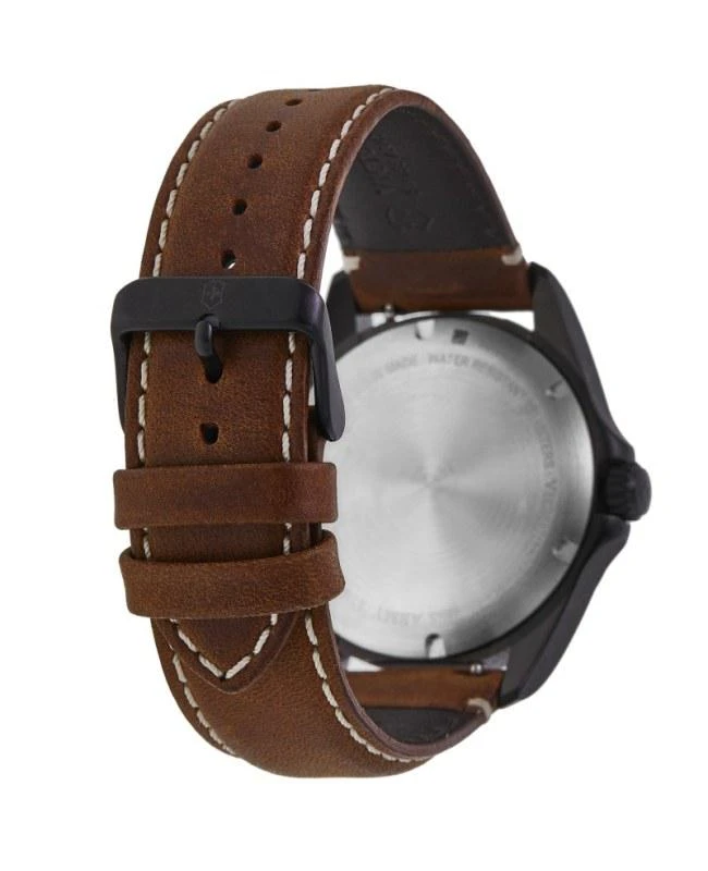 Swiss Army Victorinox Swiss Army Heritage Quartz Blue Dial Brown Leather Strap Men's Watch 241971 4