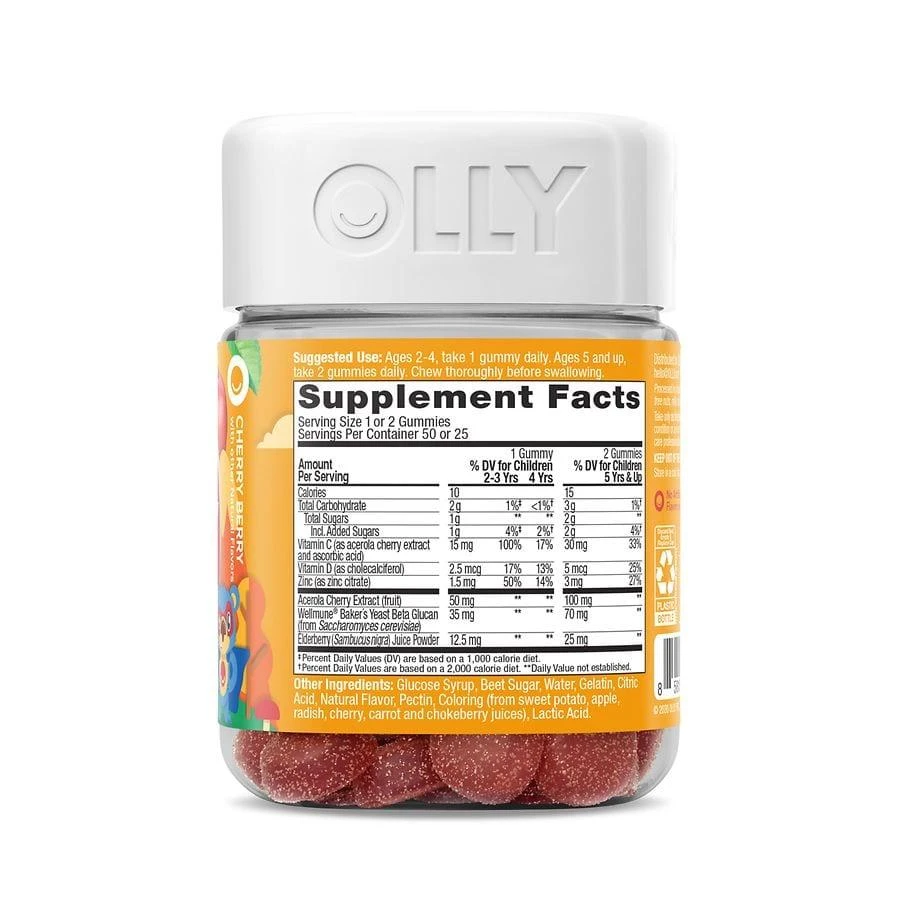 OLLY Kids Immunity Gummies 6