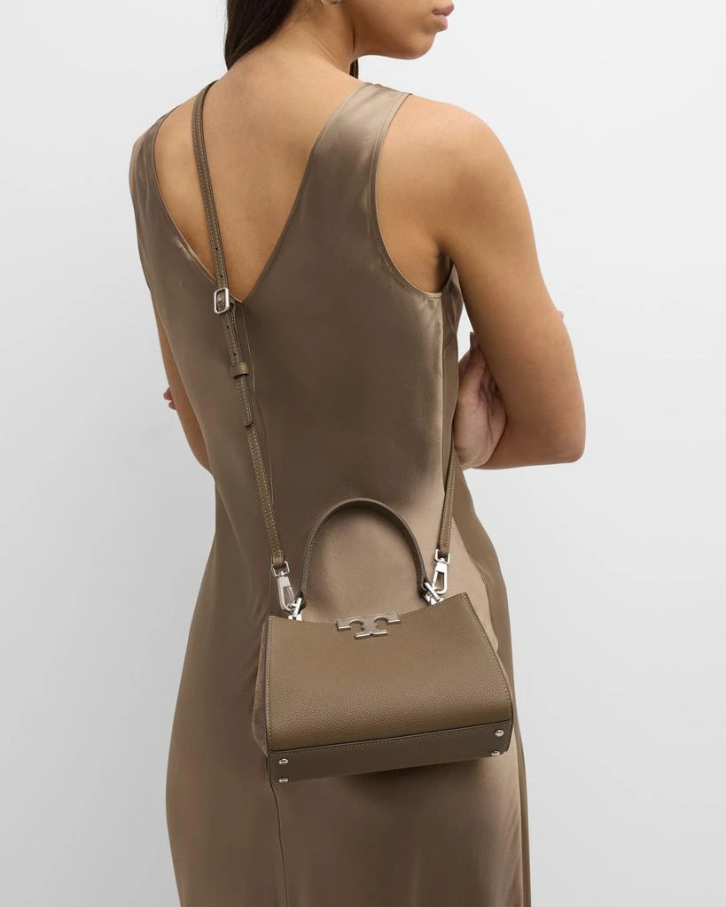 Tory Burch Eleanor Mini Pebbled Leather Satchel Bag 3