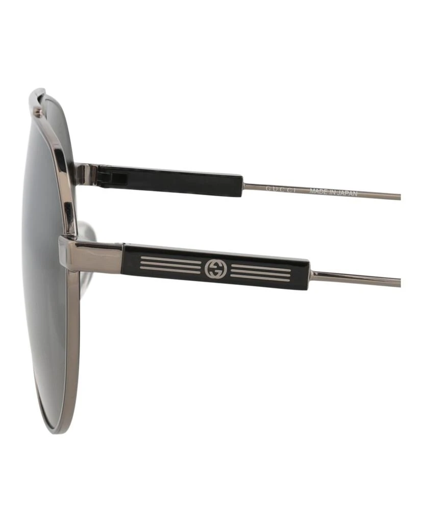 Gucci Aviator-Frame Metal Sunglasses 4