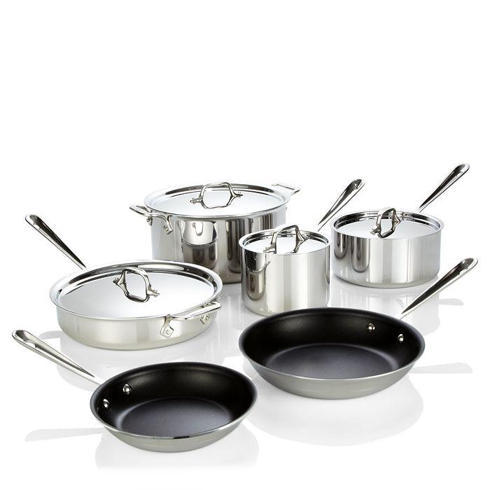 All-Clad All Clad Stainless Steel Nonstick 10-Piece Cookware Set