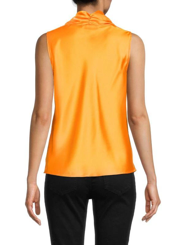 Renee C. V Neck Satin Top 2