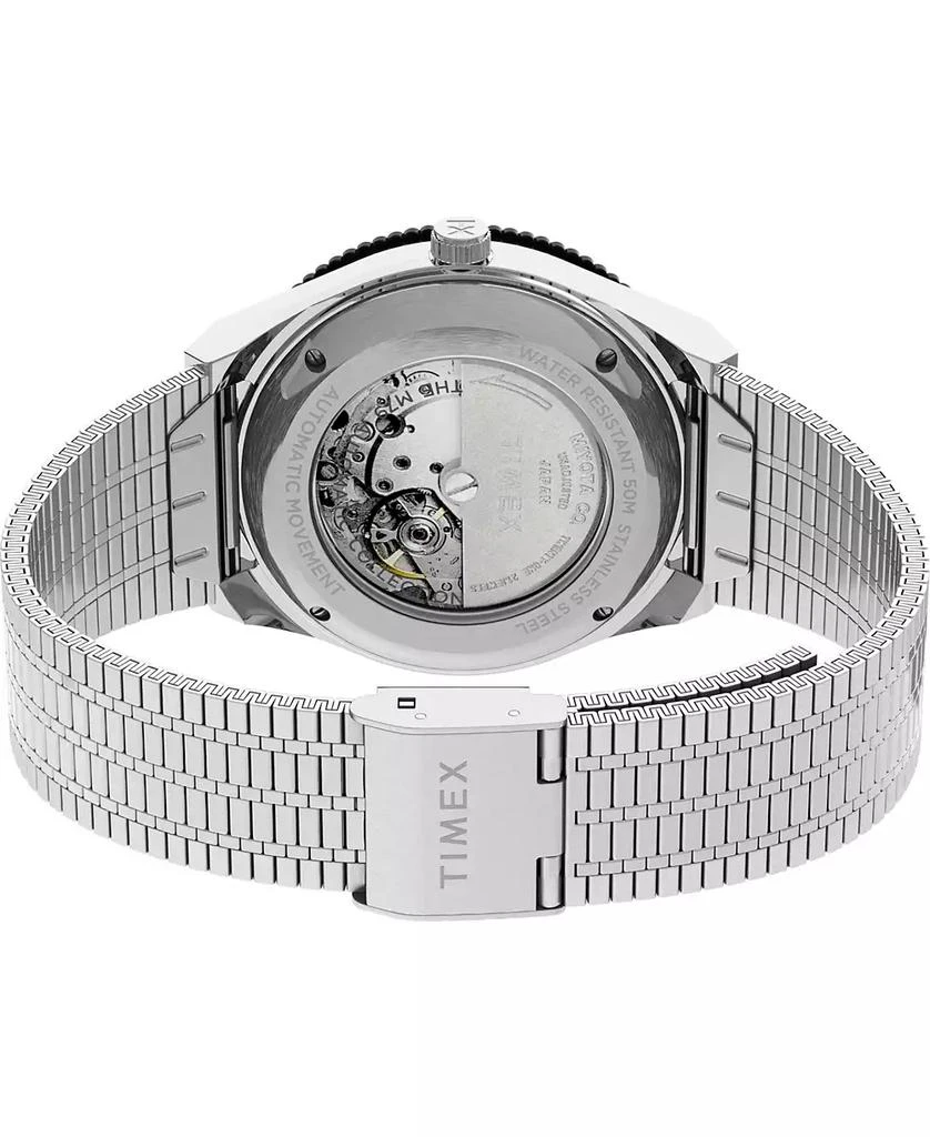 Timex Men's M79 Automatic Silver-Tone Stainless Steel Bracelet Watch 40mm 3