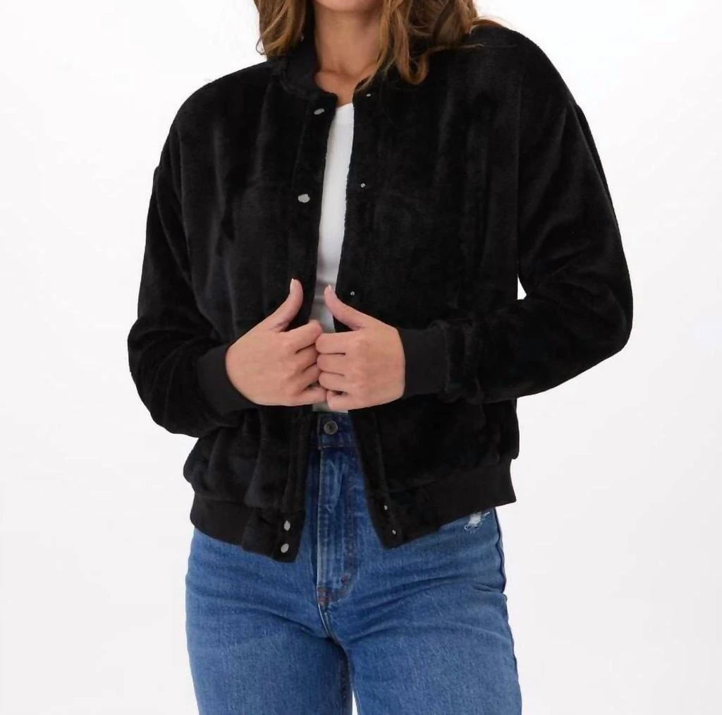 Threads for Thought Threads 4 Thought - Lynette Sherpa Bomber Jacket 1