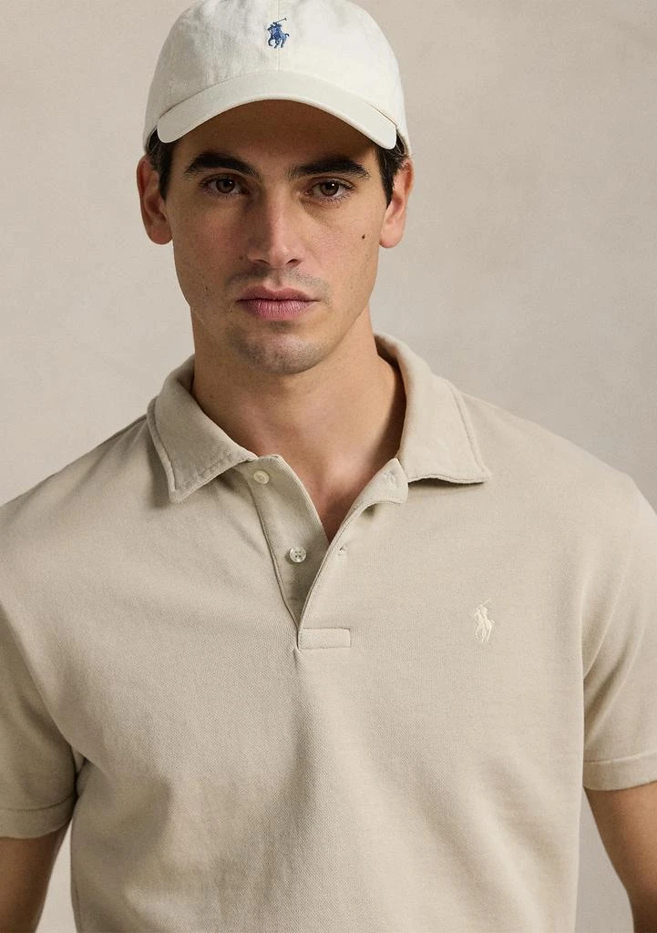 Ralph Lauren Loopback Fleece Polo Collar Short Sleeve Sweatshirt 3