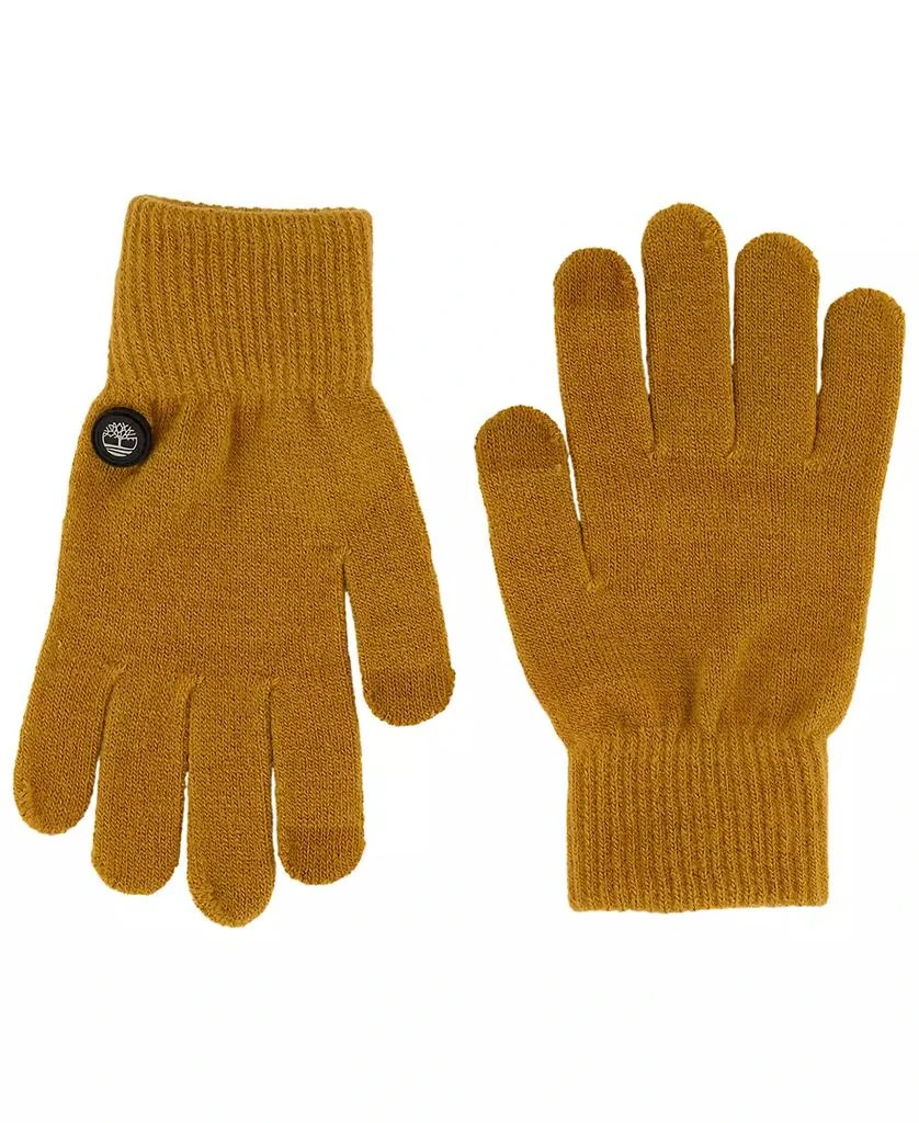 Timberland Men's Touch Tips and Rubber Logo Magic Glove 4
