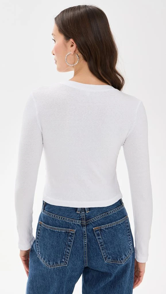 James Perse Long Sleeve Cropped Tee 2