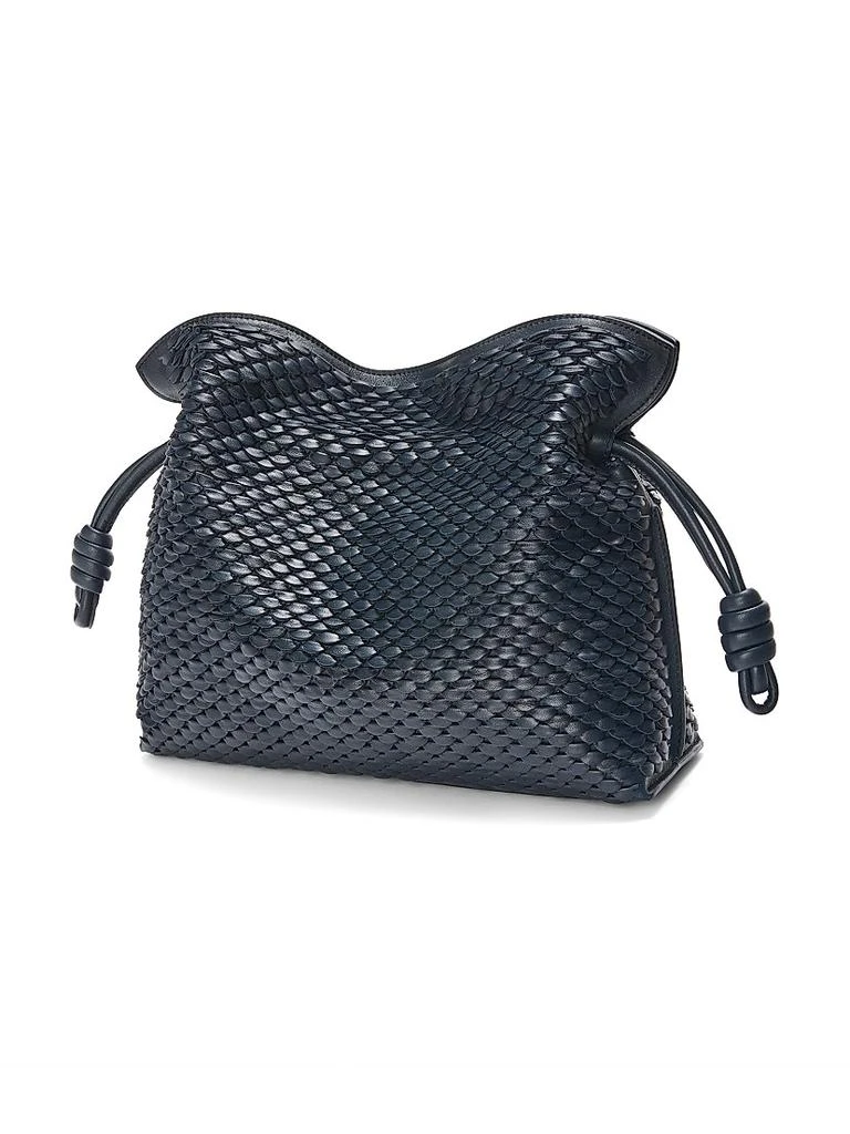 Loewe Flamenco Scales Leather Clutch 4